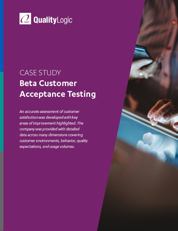 Beta Customer Acceptance Testing Case Study