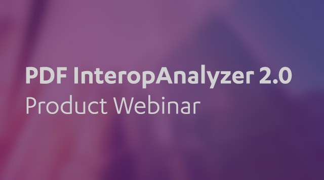 PDF InteropAnalyzer 2.0