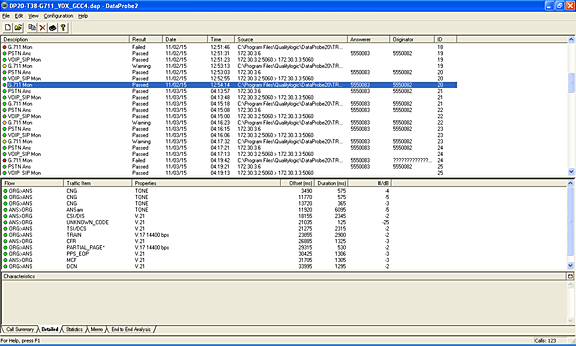 DataProbe screen 3