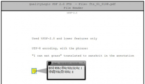 PDF 2.0 Sanskrit UTF-8 Text Annotation