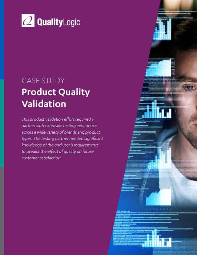 Functional testing - product quality verification - QualityLogic