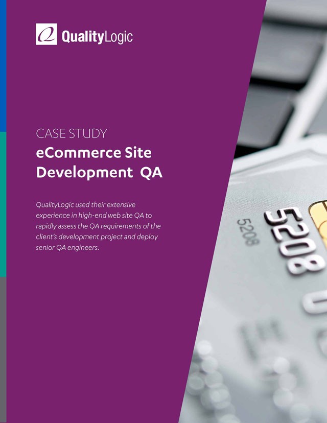 ecommerce QA testing - QualityLogic case study