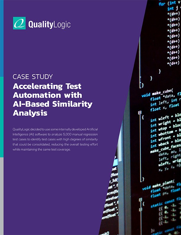 Case Study: Accelerating Test Automation with AI-Based Similarity Analysis.